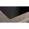 Siemens iQ500 ED711HQ26E plīts virsma Melna Iebūvējama 70 cm Indukcijas plīts virsma ar tvaika nosūcēju 4 zonas