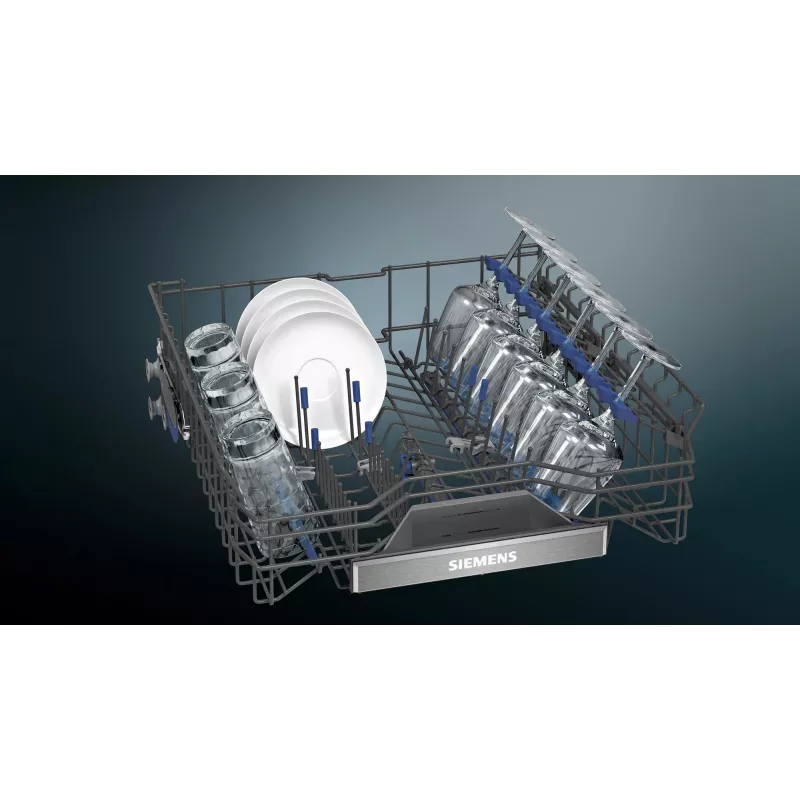 Pilnībā iebūvēta trauku mazgājamā mašīna Siemens iQ700 SN87TX02CE — 14 vietu komplekti, A enerģijas klase, 42 dB, 60 cm