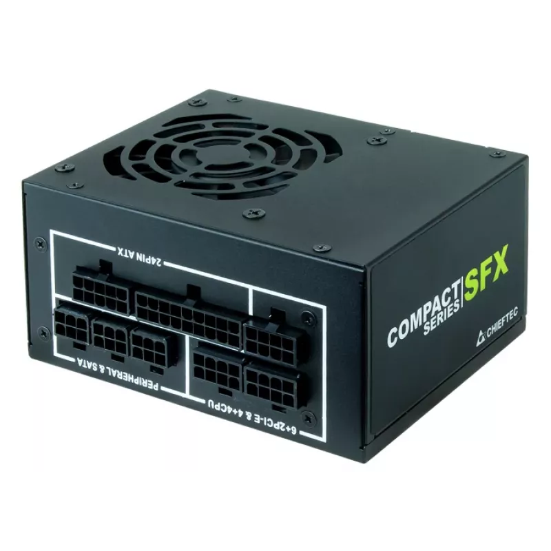 Chieftec CSN-450C barošanas bloks 450 W 20+4 pin ATX SFX Melns