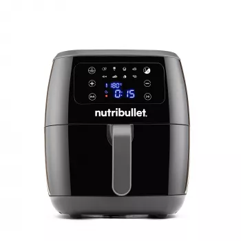 Karstā gaisa fritieris NUTRIBULLET XXL Digital gaisa fritieris 7 L 1800 W Melns, 8 programmas, skārienvadība