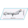 Celtniecības rotaļlieta Cobi MiG-17 NATO kods Fresco modelis 5823 – ķieģeļu komplekts no Cobi