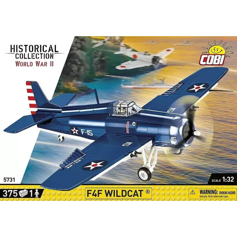 COBI F4F Wildcat Northrop Grumman būvklucīši 375 gab.