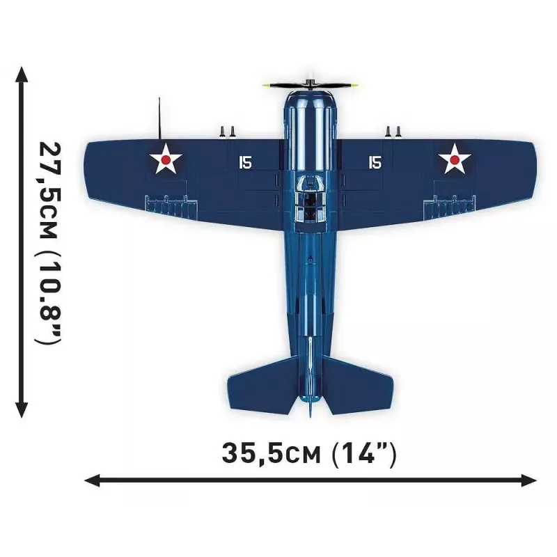 COBI F4F Wildcat Northrop Grumman būvklucīši 375 gab.