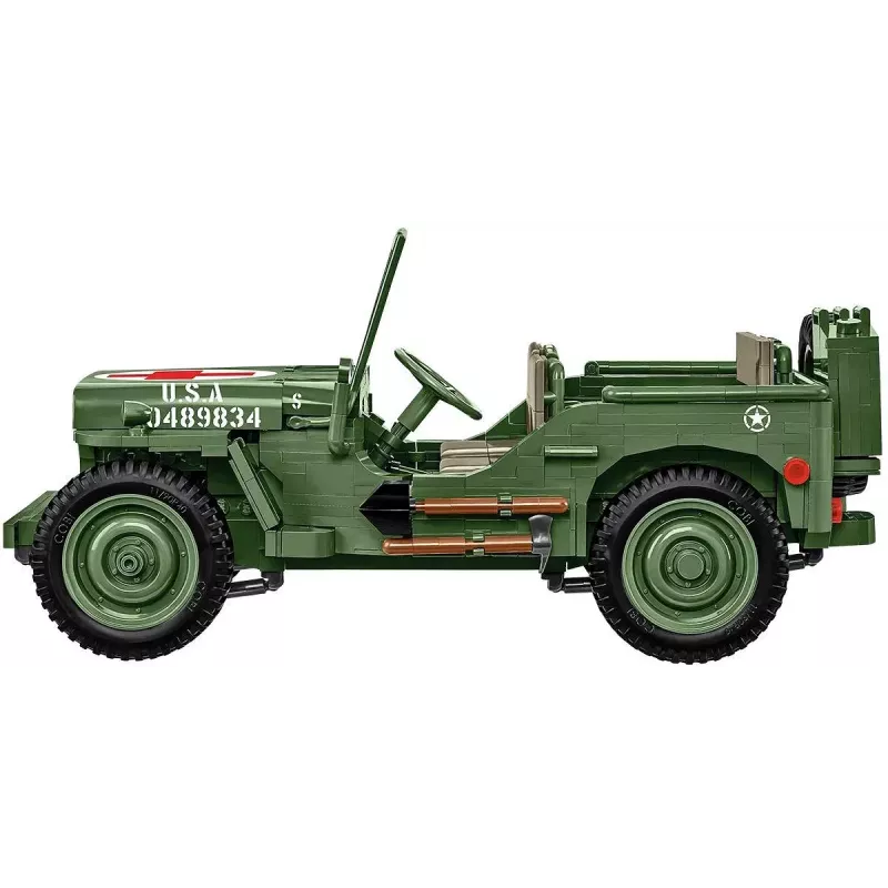 Būvniecības komplekts COBI Willys MB Medical 1131 detaļas, no 10 gadiem