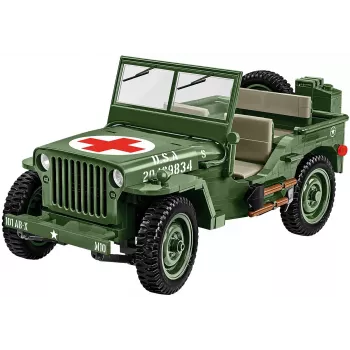Būvniecības komplekts COBI Willys MB Medical 1131 detaļas, no 10 gadiem