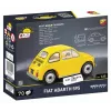 Konstruktors Cobi Fiat Abarth 595 modelis 24514 — mērogs 1:35, kolekcionējams būvējams transportlīdzeklis
