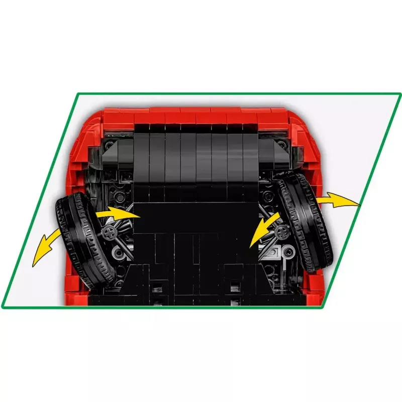 Konstruktors Cobi Lancia Delta HF Integrale mēroga modelis 1:35 COBI-24357, kolekcionējams būvkomplekts