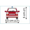 Konstruktoru rotaļlieta Cobi Trabant 601 Universal ugunsdzēsības brigādes komplekta modelis 24555, ķieģeļu būvēšanas komplekts