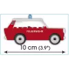 Konstruktoru rotaļlieta Cobi Trabant 601 Universal ugunsdzēsības brigādes komplekta modelis 24555, ķieģeļu būvēšanas komplekts