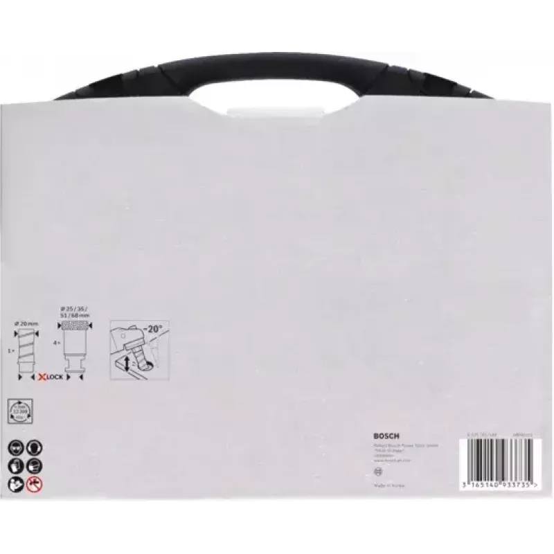 Bosch 2608599037 Kit frese a secco diamantate 5 parti 1 gab. Grieznis