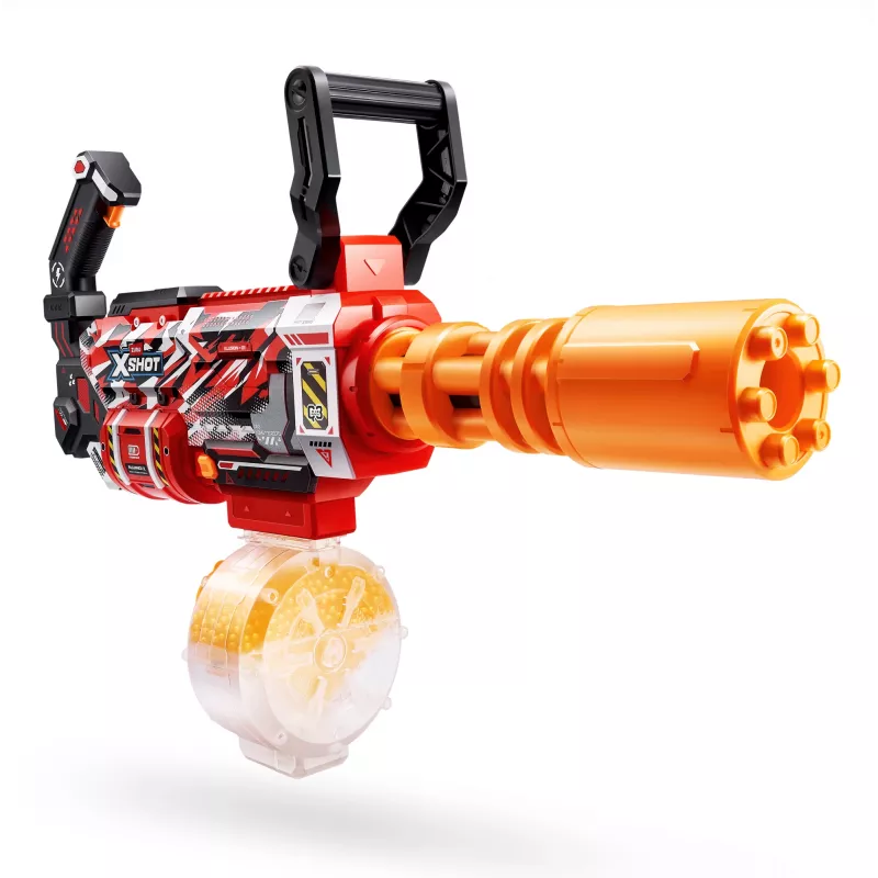 Gel blaster Zuru XSHOT Hyper Gel Gattlin Blaster — ātršaujošs rotaļu blasters ar rotējošu stobru