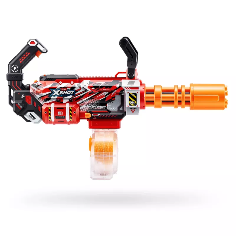 Gel blaster Zuru XSHOT Hyper Gel Gattlin Blaster — ātršaujošs rotaļu blasters ar rotējošu stobru