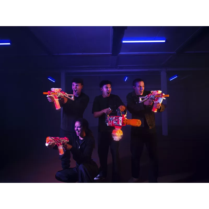 Gel blaster Zuru XSHOT Hyper Gel Gattlin Blaster — ātršaujošs rotaļu blasters ar rotējošu stobru