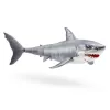 Rotaļlietu haizivs robots Zuru Robo Alive Great White Shark 71126 — spēlēšanai ūdenī interaktīva ar baterijām darbināma figūra