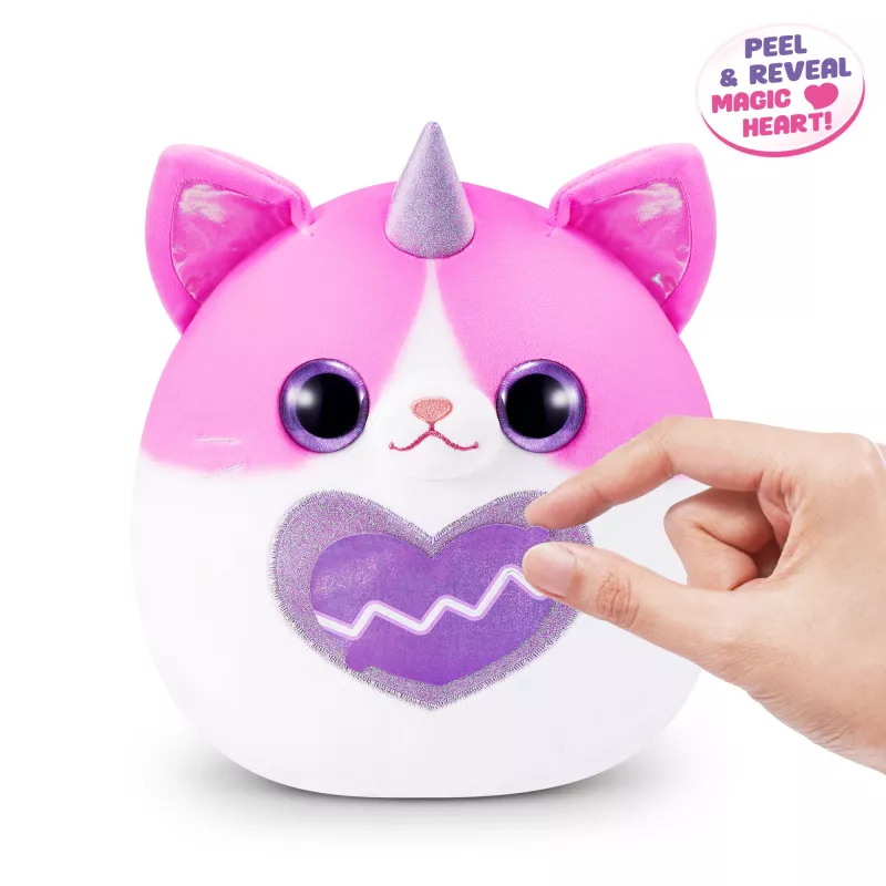 Plush Animal Toy Zuru Rainbocorns Kitty Mania, daudzkrāsains, no 3 gadu vecuma