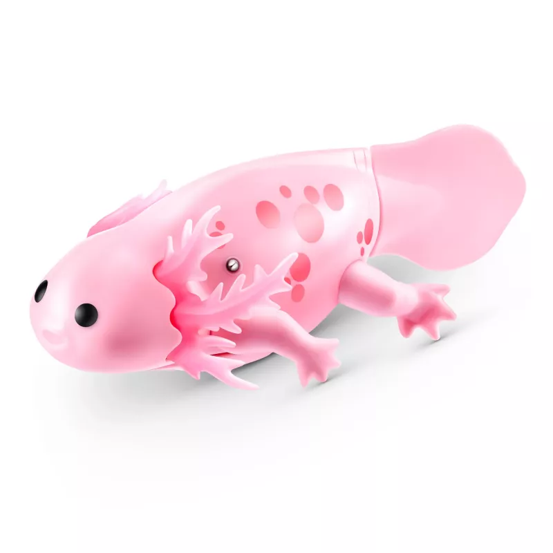 Mīkstā rotaļlieta Zuru Pets Alive Swimming Axolotls plīša rotaļlieta, kaķa izmēra, modelis 9556UQ1