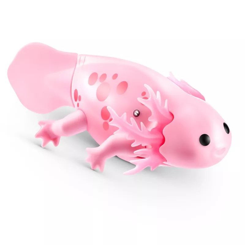 Mīkstā rotaļlieta Zuru Pets Alive Swimming Axolotls plīša rotaļlieta, kaķa izmēra, modelis 9556UQ1