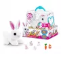 Plīša rotaļlieta Zuru Mama Bunny & Baby Surprise, interaktīvs plīša pāris, dažādi