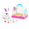 Plīša rotaļlieta Zuru Mama Bunny & Baby Surprise, interaktīvs plīša pāris, dažādi
