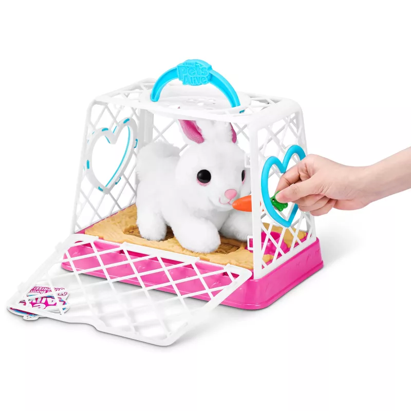 Plīša rotaļlieta Zuru Mama Bunny & Baby Surprise, interaktīvs plīša pāris, dažādi