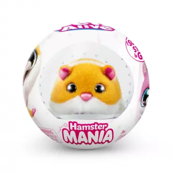 Zuru Pets Alive Hamster Mania — ar baterijām darbināms interaktīvs kāmis, vecumam 3+, AAA