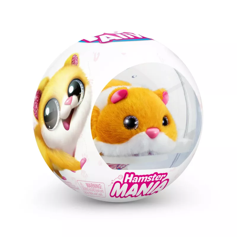 Zuru Pets Alive Hamster Mania — ar baterijām darbināms interaktīvs kāmis, vecumam 3+, AAA