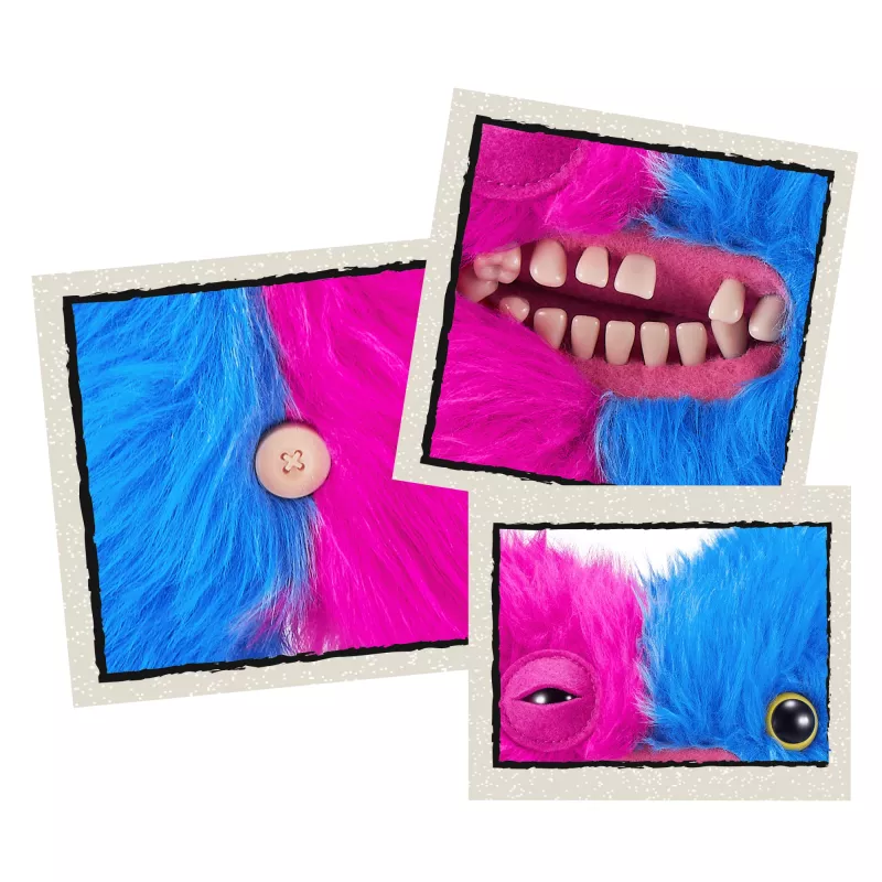Mīkstā rotaļlieta Zuru Fuggler Misfit Monsters 9 collas — dažāda mīksta figūriņa, viena vienība