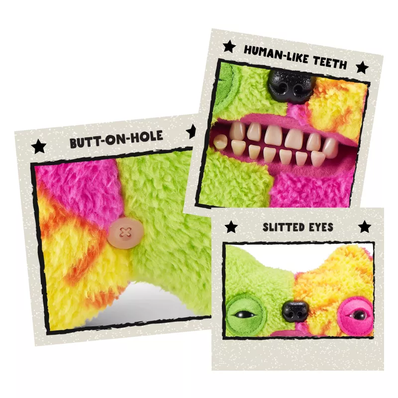 Mīkstā rotaļlieta Zuru Fuggler Misfit Monsters 9 collas — dažāda mīksta figūriņa, viena vienība