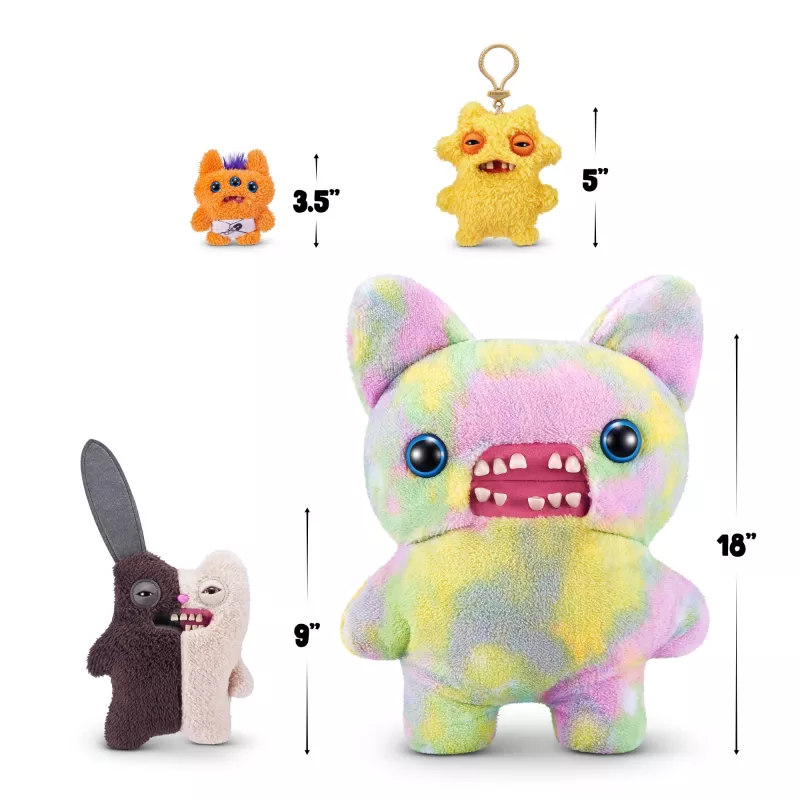 Mīkstā rotaļlieta Zuru Fuggler Misfit Monsters 9 collas — dažāda mīksta figūriņa, viena vienība