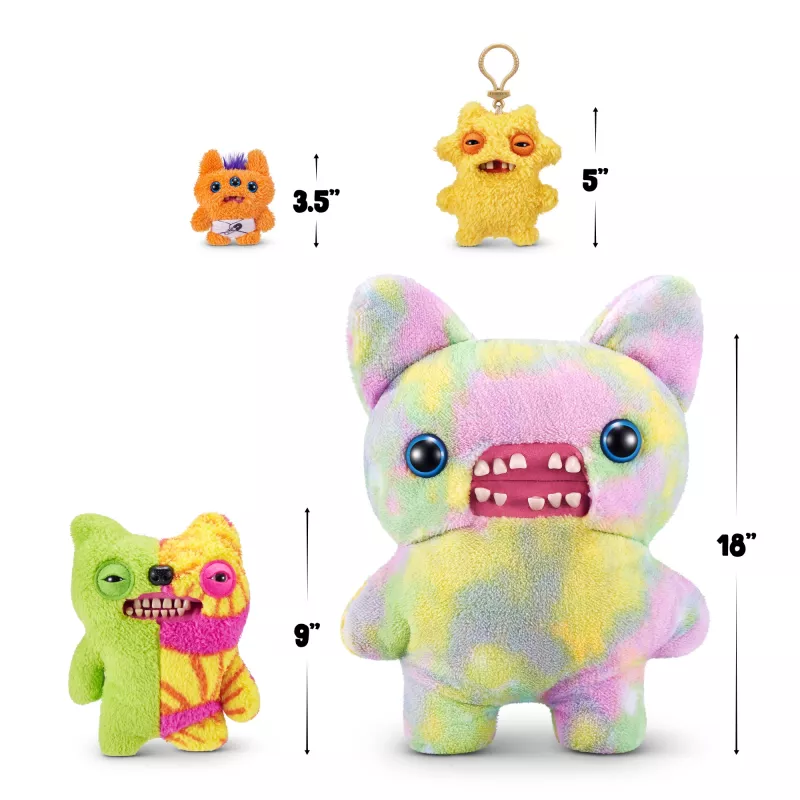 Mīkstā rotaļlieta Zuru Fuggler Misfit Monsters 9 collas — dažāda mīksta figūriņa, viena vienība