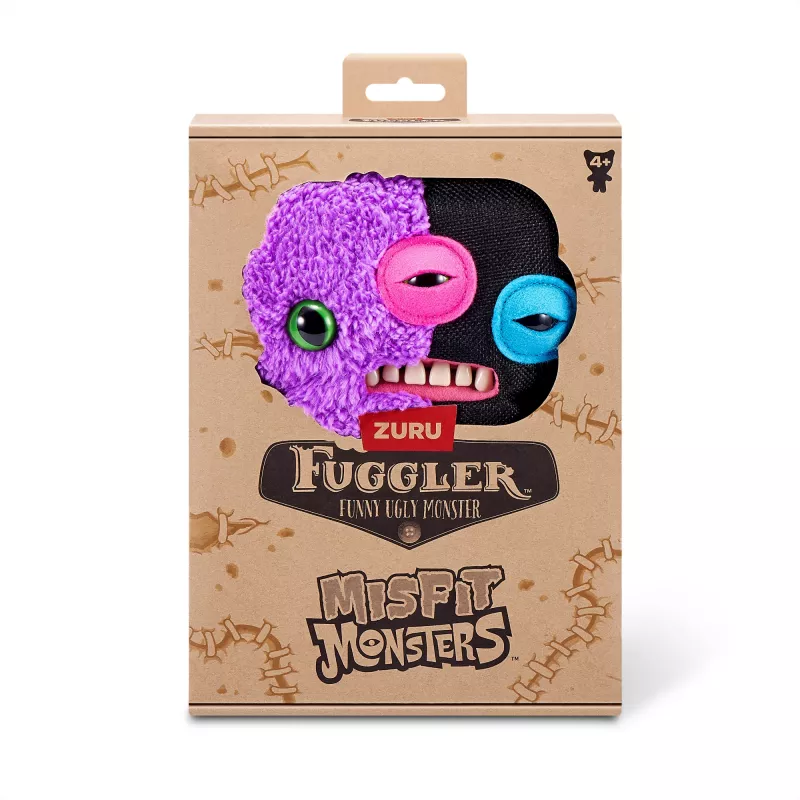 Mīkstā rotaļlieta Zuru Fuggler Misfit Monsters 9 collas — dažāda mīksta figūriņa, viena vienība