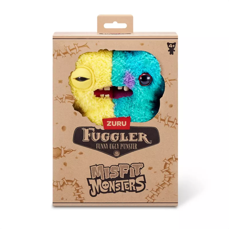 Mīkstā rotaļlieta Zuru Fuggler Misfit Monsters 9 collas — dažāda mīksta figūriņa, viena vienība