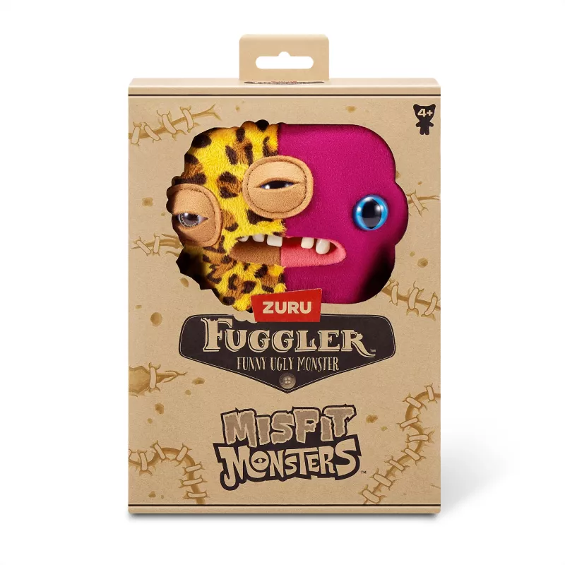Mīkstā rotaļlieta Zuru Fuggler Misfit Monsters 9 collas — dažāda mīksta figūriņa, viena vienība