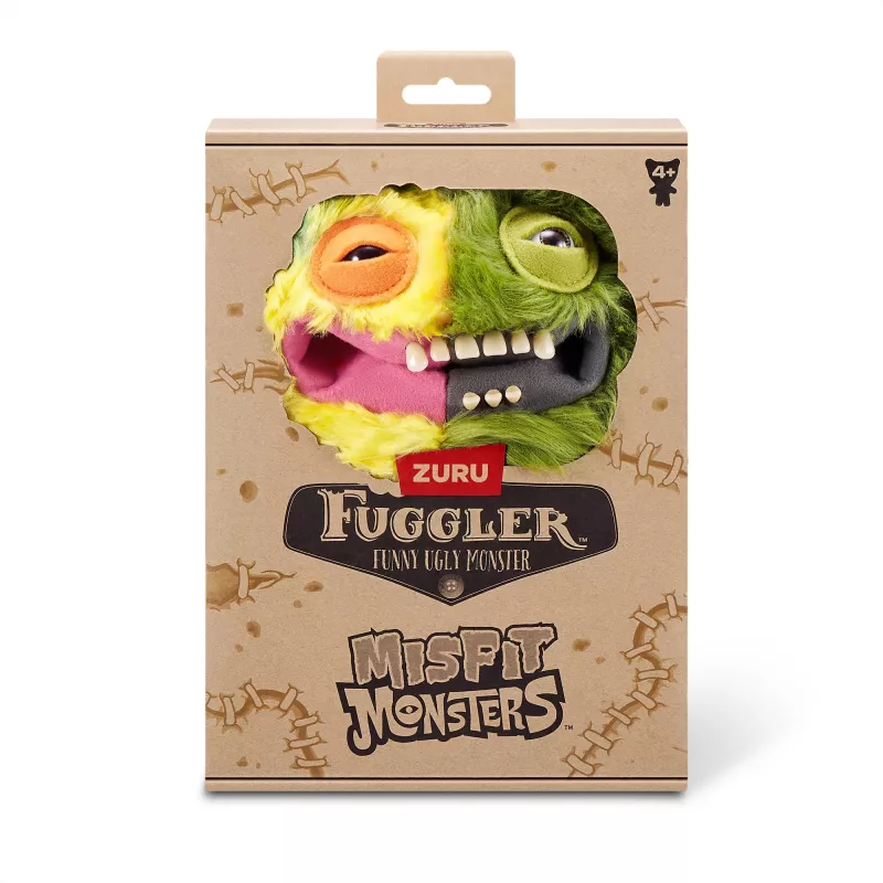 Mīkstā rotaļlieta Zuru Fuggler Misfit Monsters 9 collas — dažāda mīksta figūriņa, viena vienība