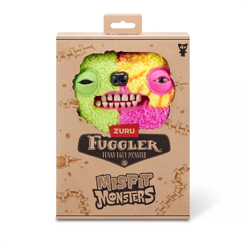 Mīkstā rotaļlieta Zuru Fuggler Misfit Monsters 9 collas — dažāda mīksta figūriņa, viena vienība