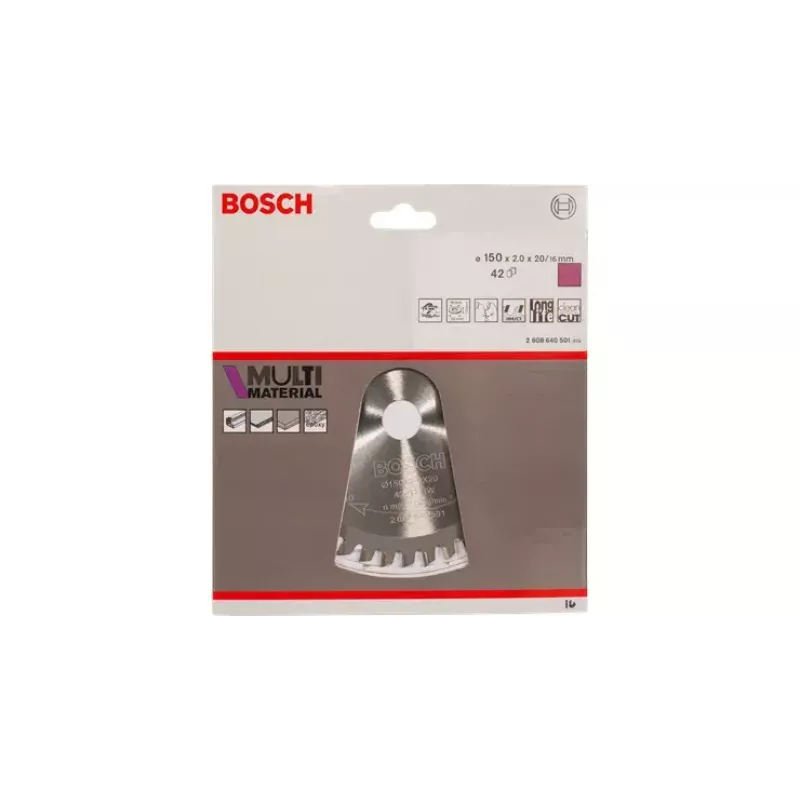 Apļveida zāģa asmeņi Bosch 2608640513 Multi Material 190mm 30mm