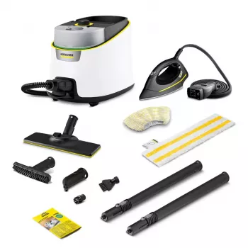 Tvaika tīrītājs Karcher SC 4 Deluxe ar 1,5 L ūdens tvertni un 1500 W jaudu
