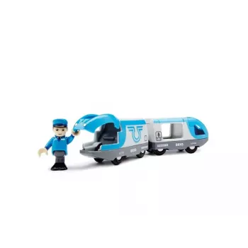 Rotaļu transportlīdzekļa sliežu piederums BRIO 33506 — 3 gab., daudzkrāsains, AAA baterija