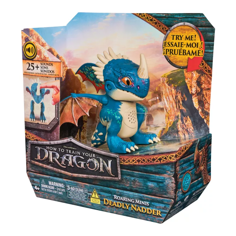 Spin Master How to Train Your Dragon - Interaktīvais mini pūķis Stormfly