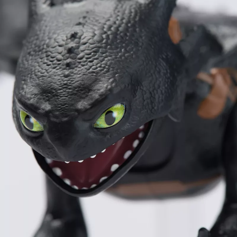 Darbības figūra Spinmaster Ultimate Plasma Blast Toothless 25 collu spārni ar gaismu un skaņu, vecumam no 4 gadiem