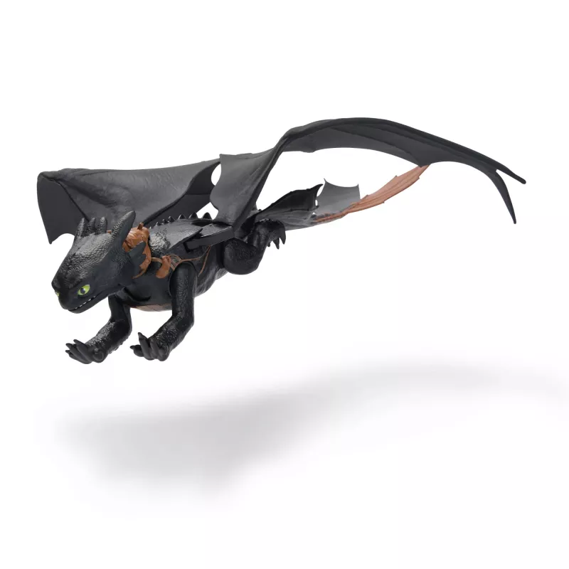Darbības figūra Spinmaster Ultimate Plasma Blast Toothless 25 collu spārni ar gaismu un skaņu, vecumam no 4 gadiem