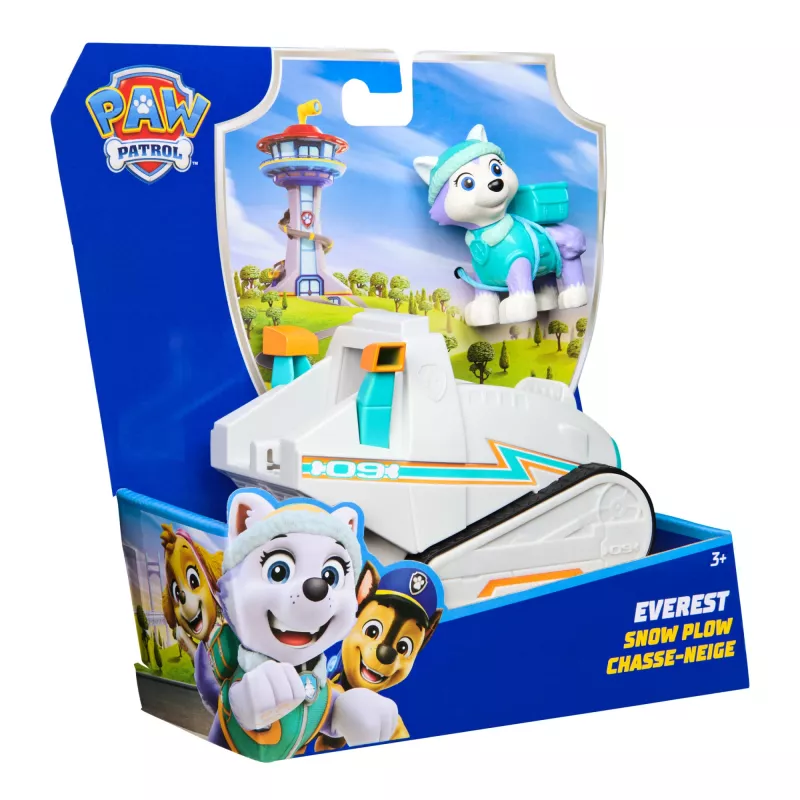 Spēkrats Spinmaster PAW Patrol Everestas sniega arkls — plastmasa, no 3 gadu vecuma, tirkīzzils/balts