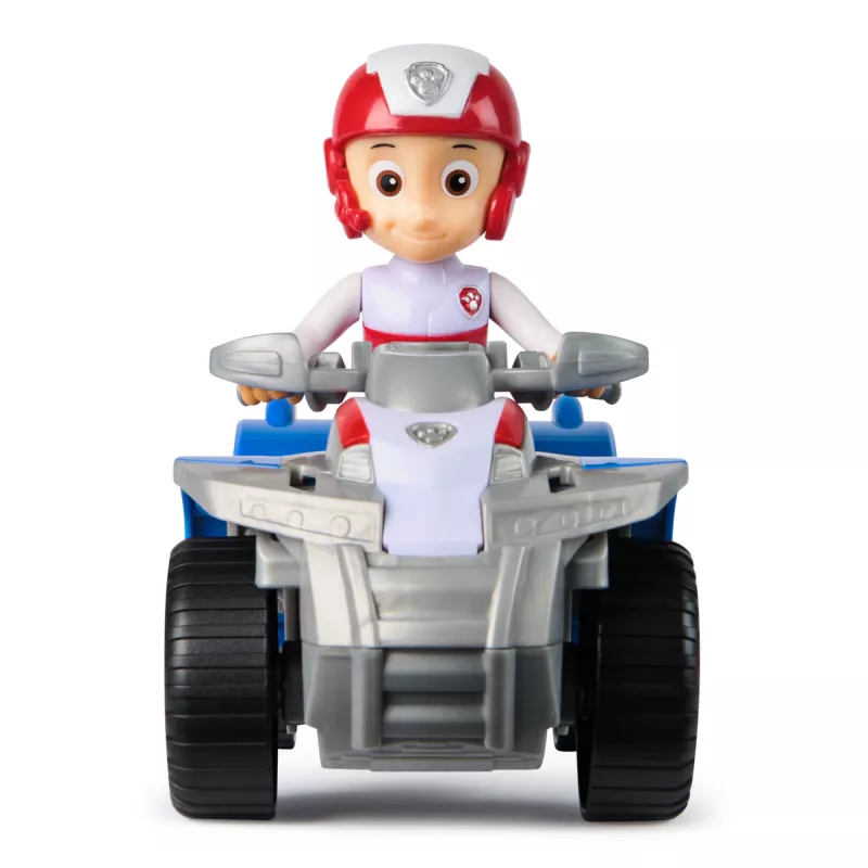 PAW Patrol, Raidera kvadricikla rotaļlieta ar kolekcionējamu figūriņu, ilgtspējīgi veidotas rotaļlietas zēniem un meitenēm vecumā no 3 gadiem