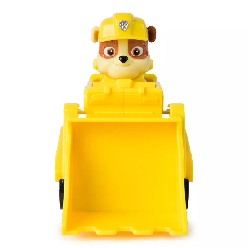PAW Patrol , Rubble’s Buldozera Rotaļu Kravas Automašīna ar Kolekcionējamu Darbības Figūriņu, Ilgtspējīgi Veidotas Rotaļlietas Bērniem no 3 Gadu Vecuma