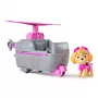 PAW Patrol , Skye’s helikopters, rotaļu transportlīdzeklis ar kolekcionējamu figūriņu, ilgtspējīgi domātas bērnu rotaļlietas zēniem un meitenēm no 3 gadu vecuma