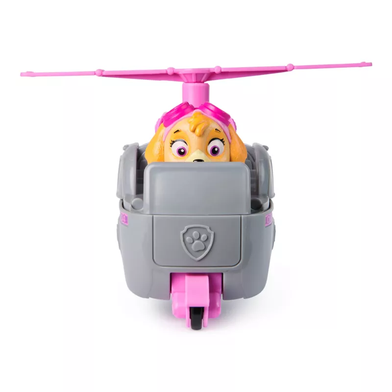 PAW Patrol , Skye’s helikopters, rotaļu transportlīdzeklis ar kolekcionējamu figūriņu, ilgtspējīgi domātas bērnu rotaļlietas zēniem un meitenēm no 3 gadu vecuma