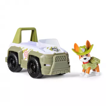 PAW Patrol Tracker džungļu glābšanas transportlīdzeklis, zaļš, plastmasa