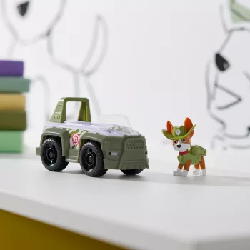 PAW Patrol Tracker džungļu glābšanas transportlīdzeklis, zaļš, plastmasa