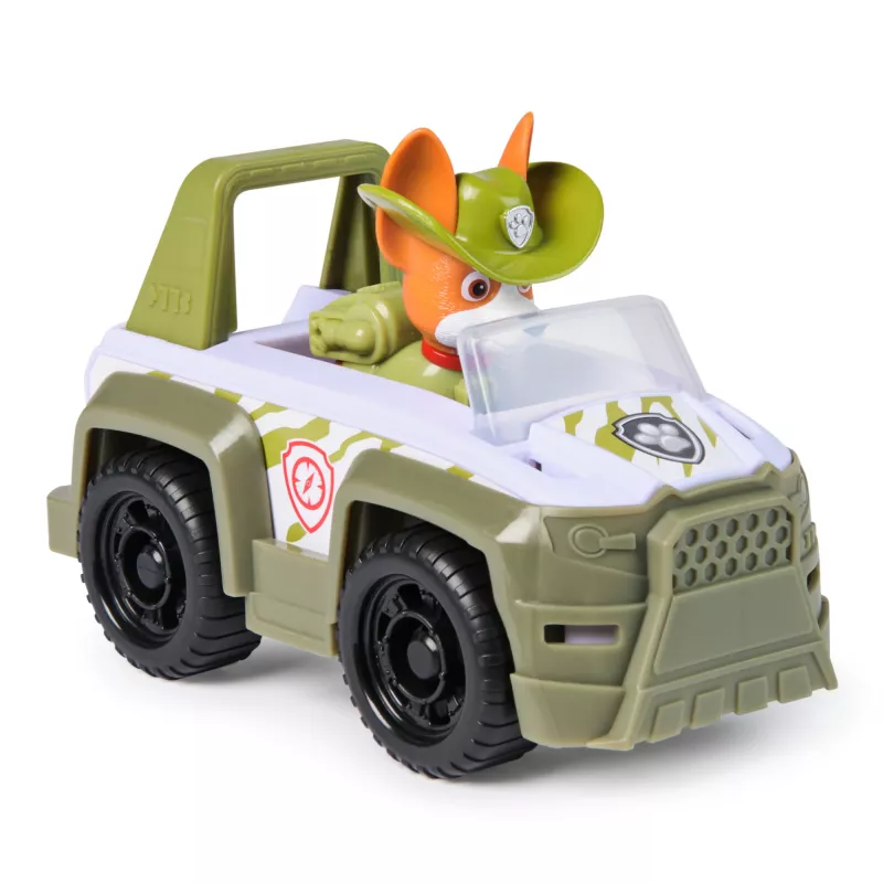 PAW Patrol Tracker džungļu glābšanas transportlīdzeklis, zaļš, plastmasa