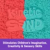 Bērnu kinētisko smilšu komplekts Spinmaster Mold n’ Flow, 1,5 mārciņas, sarkans un zilganzaļš ar 3 rīkiem (no 3 gadu vecuma)